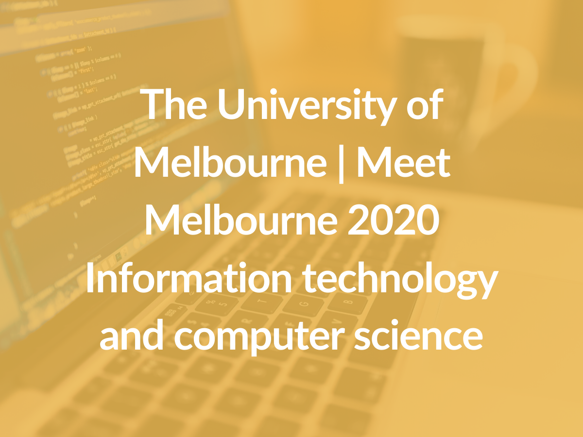 university of melbourne phd computer science